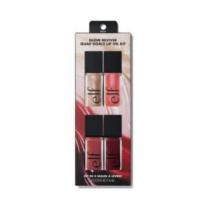 e.l.f Glow Reviver Quad Goals lip oil kit